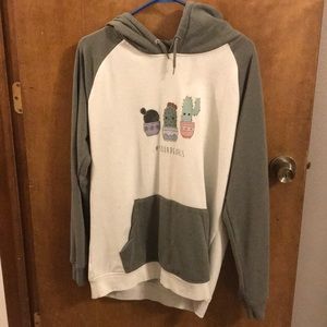 Cactus print sweatshirt